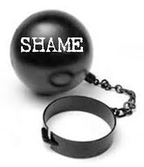 ball and chain of shame