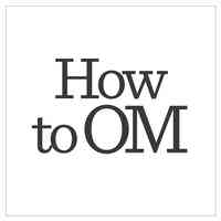 how to OM logo