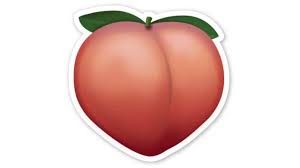 Peach emoji representing Anal August